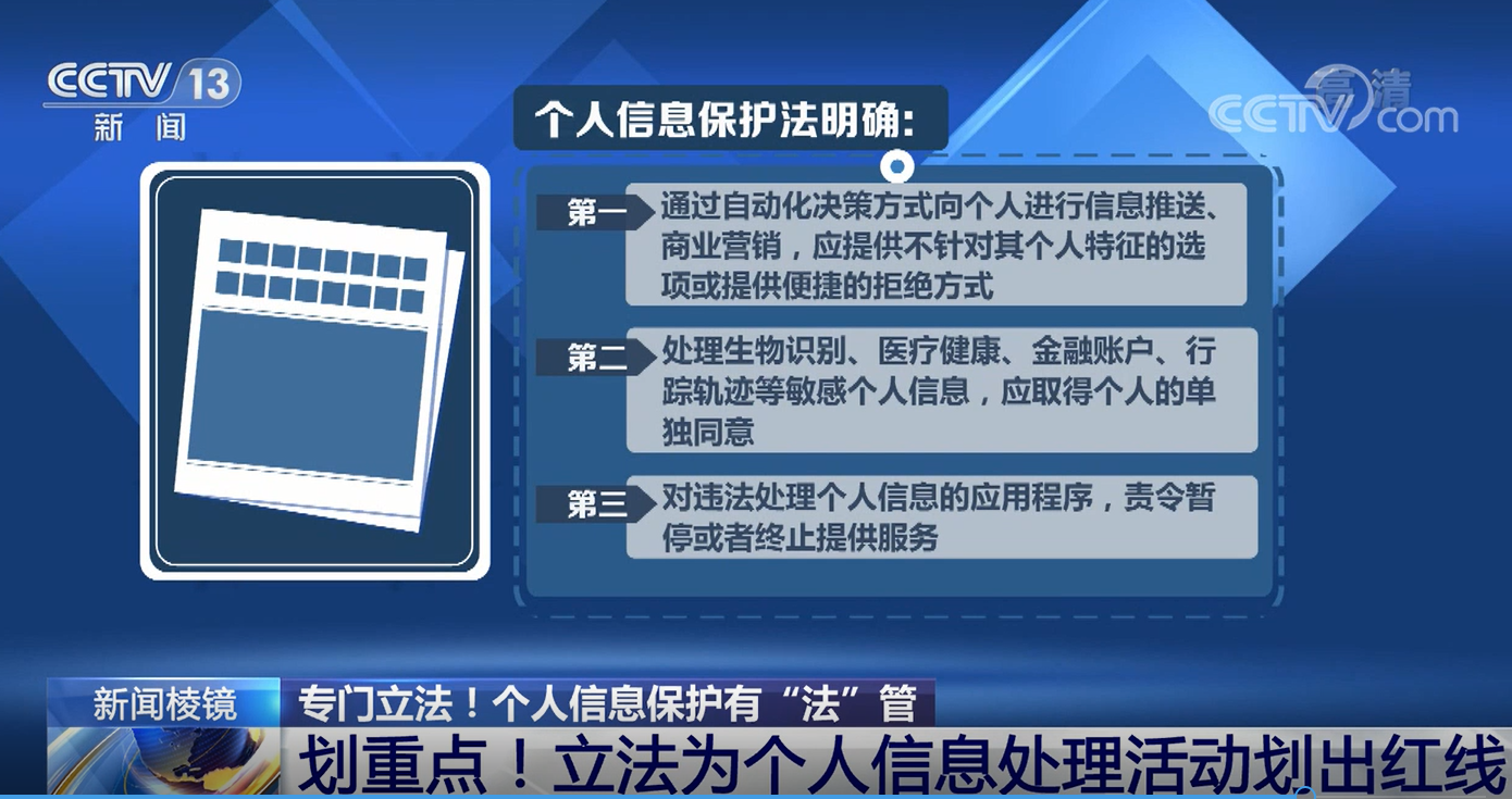 个人信息保护有“法”管